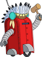 Chief Knockahomer's unlock artwork.