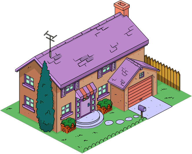 the simpsons flanders house