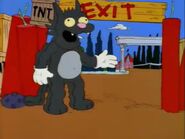 Scratchy Mascot in the show.