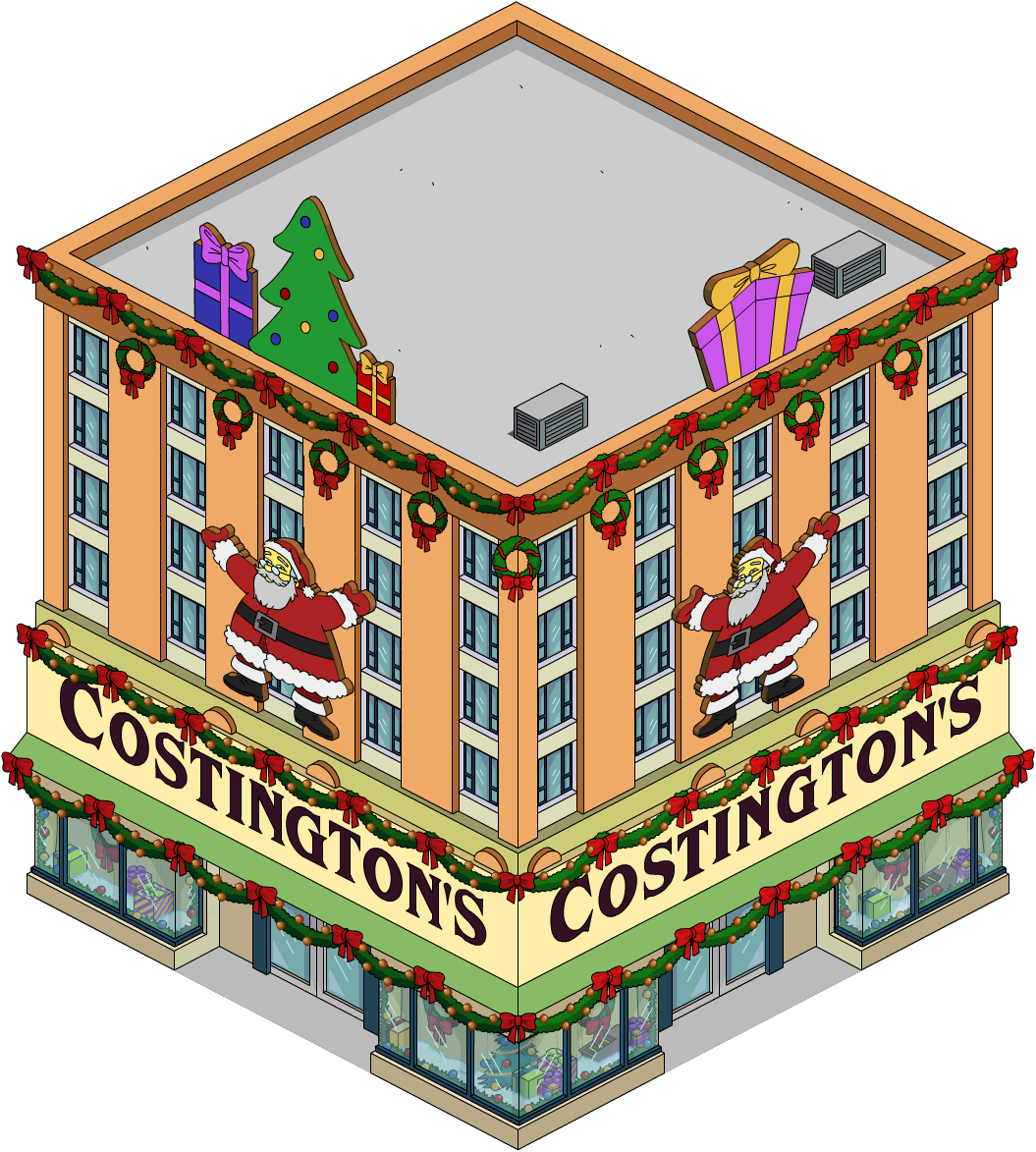 Christmas Costington's The Simpsons Tapped Out Wiki Fandom