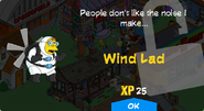 Wind Lad's unlock screen.