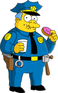 Wiggum's unlock artwork.