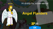 Angel Flanders's unlock screen.