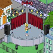 Lurleen performing on the Open Air Stage.