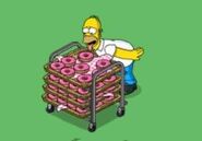 Homer's Job 'Pry on stale donuts'