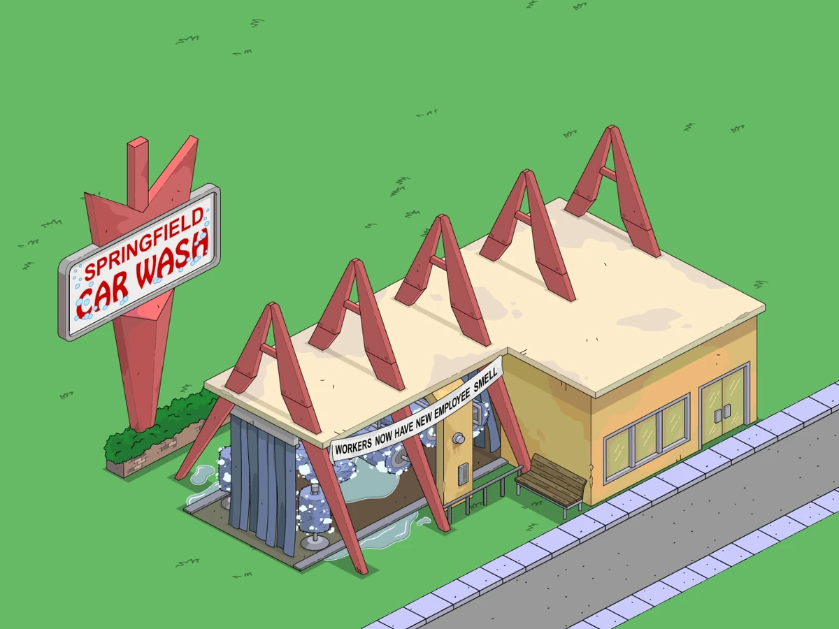 Springfield Car Wash Los Simpson Springfield Wiki Fandom