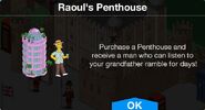 Raoul's Penthouse notification