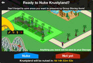 Ready to Nuke Krustyland? screen.