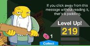 One of Jasper's random level up messages.