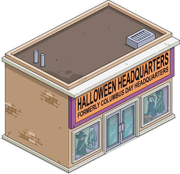 Halloween Headquarters The Simpsons Tapped Out Wiki Fandom