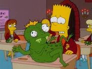 Bart create the Frog Prince in the "Treehouse of Horror XII".