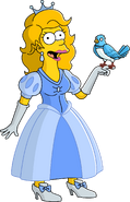 Princess Homer's unlock artwork.