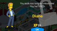 Diane's unlock screen.