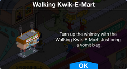 Walking Kwik-E-Mart, The Simpsons: Tapped Out Wiki