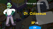 Dr. Colossus's unlock screen.
