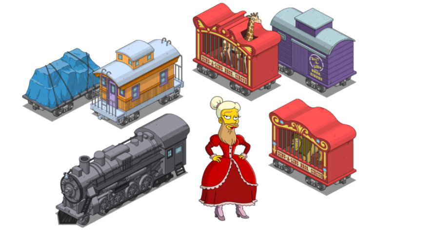 Circus Train Bundle The Simpsons Tapped Out Wiki Fandom