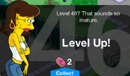 Shauna appearing in Level 46.