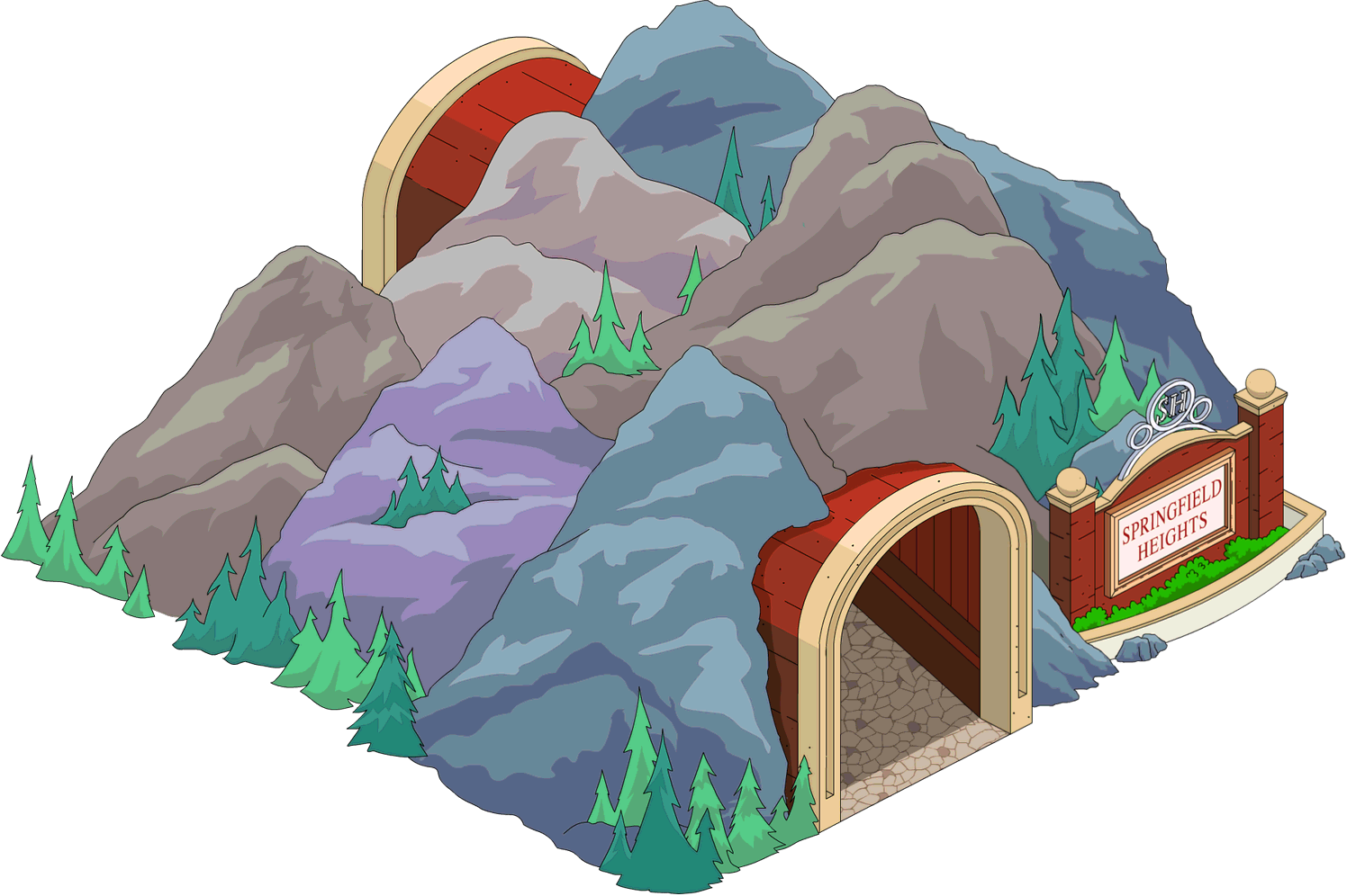 Springfield Heights Tunnel The Simpsons Tapped Out Wiki Fandom