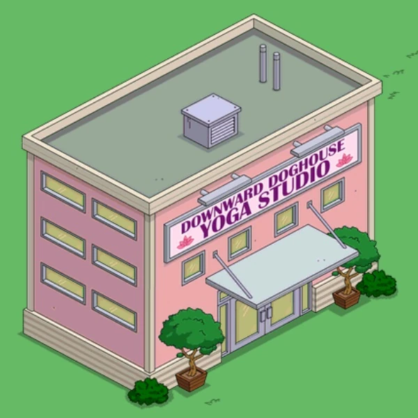 Downward Doghouse Yoga Studio Los Simpson Springfield Wiki Fandom