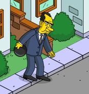 Richard Nixon bowling around town.