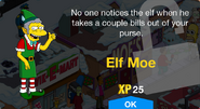 Elf Moe's unlock screen.