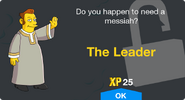 The Leader's unlock screen.