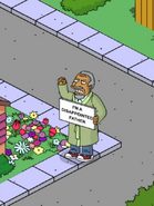 Hibbert's Father Being Disappointed.