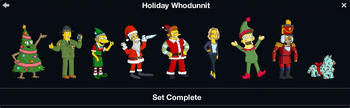 Holiday Whodunnit character collection