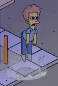 Rod possessed by a ghost during the Treehouse of Horror XXIV Event.