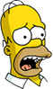 Homer Scared Icon