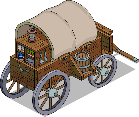 western wagon clipart