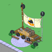Springfield Games Podium in-game.
