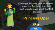 Princess Opal's unlock screen.