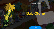 Bob Clone's unlock screen.