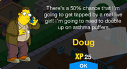 Doug's unlock screen.