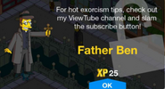 Father Ben's unlock screen