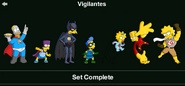Previous Vigilantes character collection.