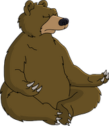Meditating Bear's unlock artwork.