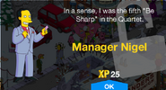Manager Nigel's unlock screen.