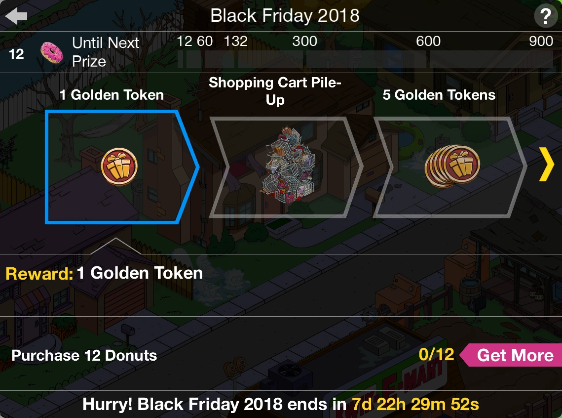 Gold Mystery Box Token The Simpsons Tapped Out Wiki Fandom