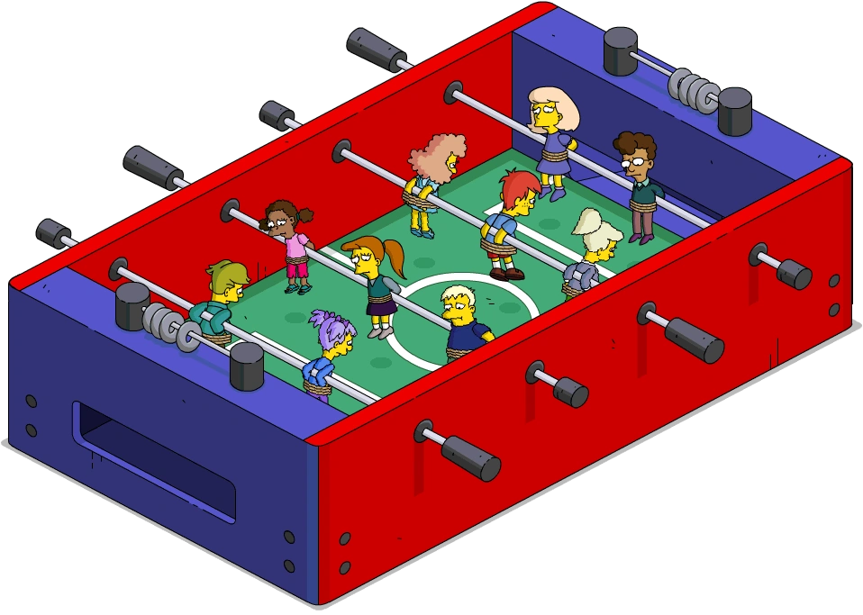 Human Foosball Table The Simpsons Tapped Out Wiki Fandom