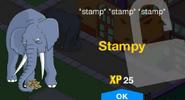 Stampy's unlock screen.