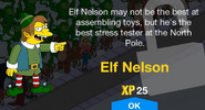 Elf Nelson's unlock screen.