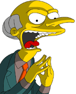 Mr Burns Laughing.
