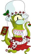 Mrs. Kodos Claus' unlock artwork.