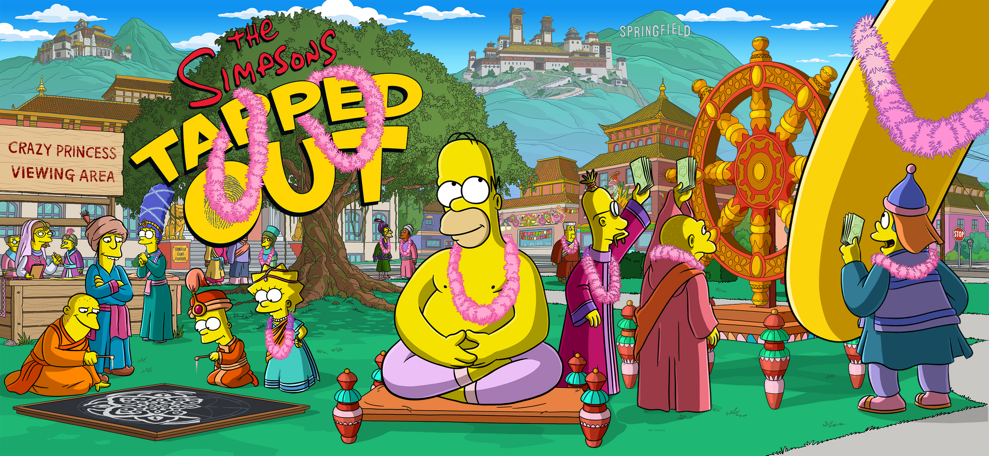 Tapped Out Christmas 2021 Springfield Enlightened 2021 Event The Simpsons Tapped Out Wiki Fandom