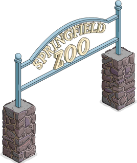 Springfield Zoo Entrance Menu