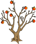 The Orange Tree during the Treehouse of Horror events.