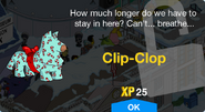 Clip-Clop's unlock screen.