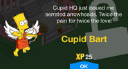 Cupid Bart's unlock screen.